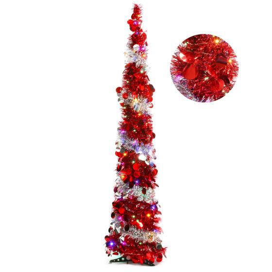 Imagem de Árvore de Natal Orgrimmar 1,5m com Cordão de Luz 100 LED