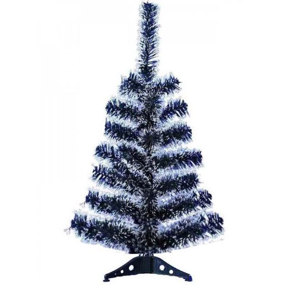 Imagem de Arvore de Natal Pequena Nevada com 50 Galhos 60cm Pinheiro Canadense Decorar Casa Natalina Decoração