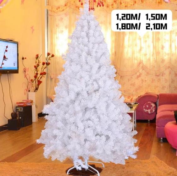 Imagem de Árvore de Natal Pinheiro Branca 1.2M /1.50M /1.80M /2.10M