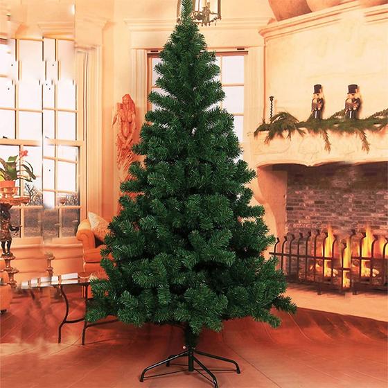 Imagem de Árvore de Natal Pinheiro Canadense Grande Cheia Luxo 1,80 600 Galhos - Br