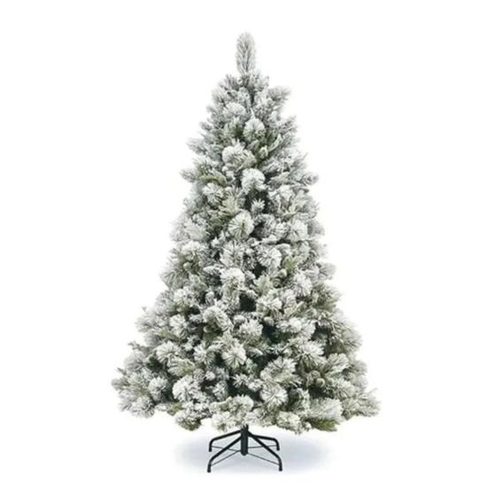 Árvore De Natal Pinheiro Luxo 1,50m Nevada Premium - Bemmy