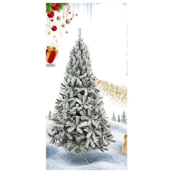 Árvore De Natal Pinheiro Luxo 1,50m Nevada Premium - Bemmy