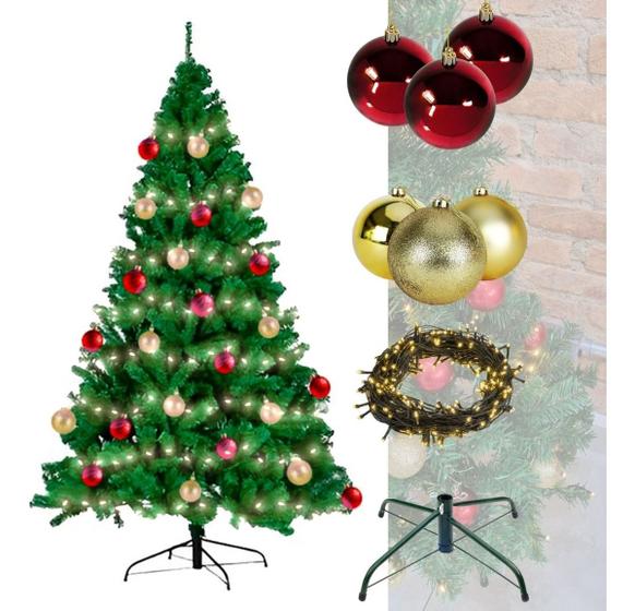 Imagem de Árvore De Natal Pinheiro Luxo Cheia Artificial Premium Decor