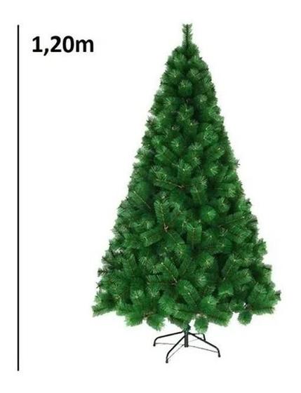 Imagem de Arvore De Natal Pinheiro Luxo Verde 170 Galhos 1,20M