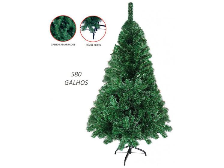 Árvore de Natal Pinheiro Premium Áustria 580 Galhos 1,80m - Magizi - Árvore  de Natal - Magazine Luiza