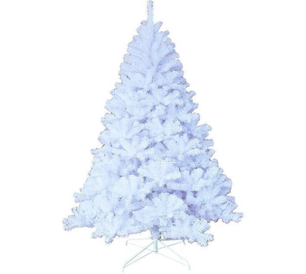 Imagem de Árvore de Natal Pinheiro Suíço Branco Luxo Premium 346 Galhos 1,50m - Master