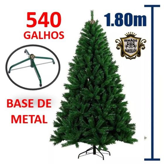 Imagem de Arvore de Natal Pinheiro Verde 540 Galhos 1,80 Metro , Arvores De Natal  - Enfeites De Natal