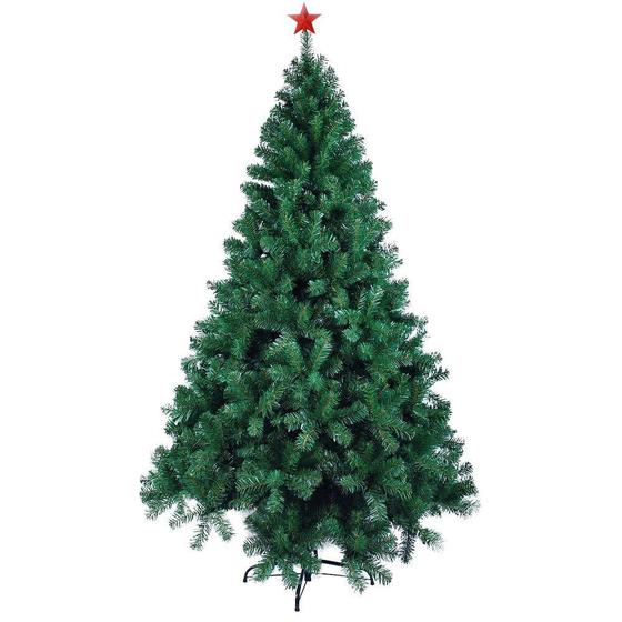 Imagem de Árvore De Natal Pinheiro Verde Dinamarca 1,80m 580 Galhos Com Ponteira