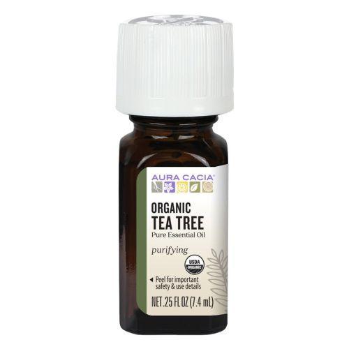 Imagem de Árvore do chá de óleo essencial 0,25 oz por Aura Cacia (pacote com 4)