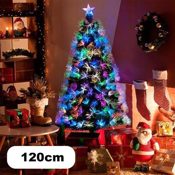 Arvore Natal Fibra Otica Pinheiro 120 Cm Decoraçao Natalina Verde 125  Galhos - Braslu - Árvore de Natal - Magazine Luiza