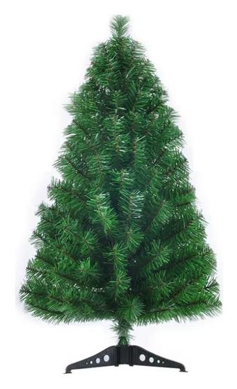 Imagem de Árvore Natal Pequena Pinheiro 70 Galhos Verde 90cm Decoração