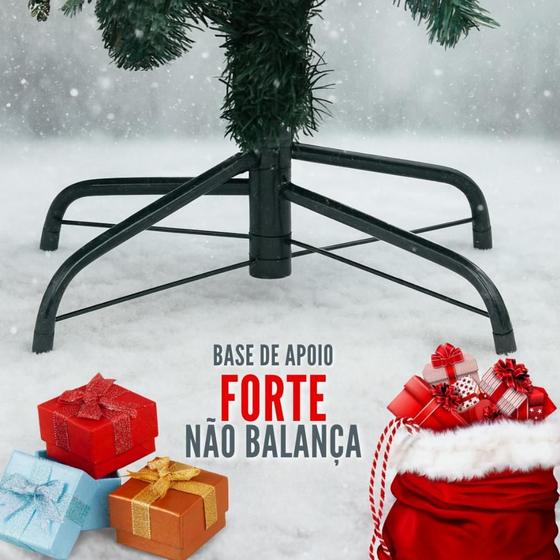 Arvore Natal Premium Super Luxo 180cm 750 Galho Cheio Grande - Arvore de Natal Luxo 1,80m