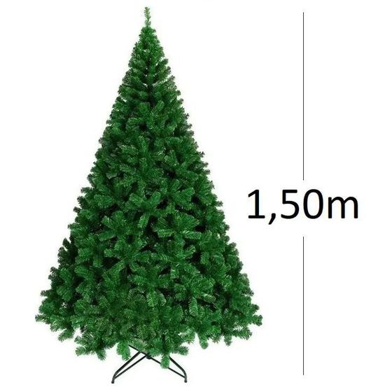 Imagem de Árvore Pinheiro De Natal Gigante Luxo Dinamarquês Cor Verde 1,50m 525 Galhos A0715H