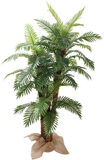 Imagem de Arvore Planta Verde Palmeira Coqueiro 180cm 2 Caules Luxo