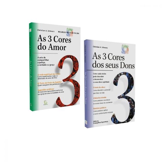 Imagem de As 3 cores do amor + as 3 cores dos seus dons (christian a. schwarz)