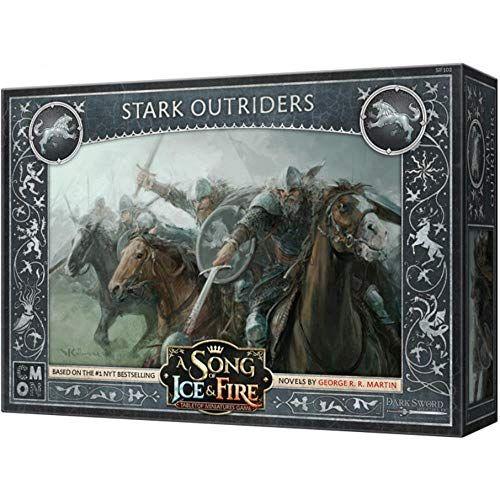 Imagem de As Crônicas de Gelo e Fogo Jogo de Miniaturas de Mesa Stark Outriders Unit Box  Jogo de estratégia para adolescentes e adultos  Idade 14+  2+ Jogadores  Tempo médio de reprodução 45-60 minutos  Feito por CMON