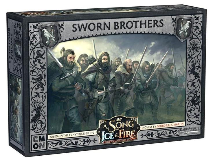 Imagem de As Crônicas de Gelo e Fogo Tabletop Miniaturas Jogo Sworn Brothers Unit Box  Jogo de estratégia para adolescentes e adultos  Idade 14+  2+ Jogadores  Tempo médio de reprodução 45-60 minutos  Feito por CMON