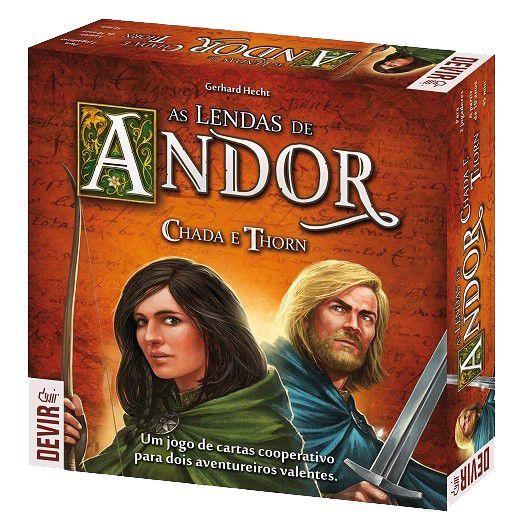 Imagem de As Lendas de Andor Chada e Thorn - Board Game - Devir