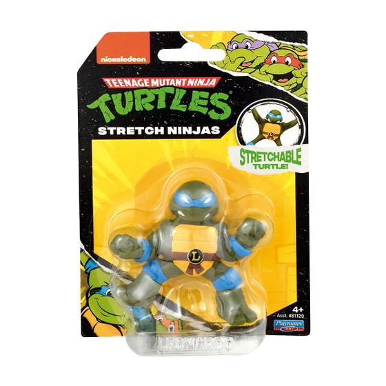Imagem de As Tartarugas Ninja - Mini Boneco Elástico Leonardo de 6cm