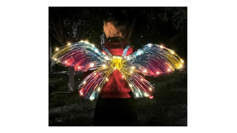 Imagem de Asa de borboleta com led balão decoração festas