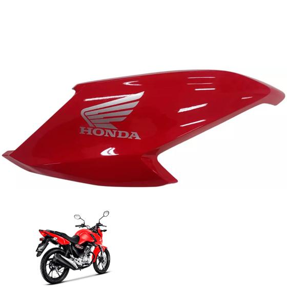 Imagem de Asa Esquerda Tanque Cg Fan 160 2022 Vermelho Marrakesh Original Honda