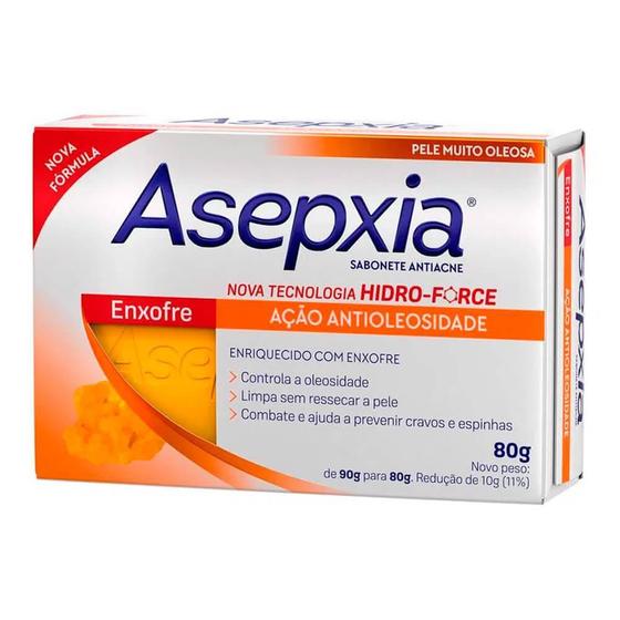 Imagem de Asepxia sabonete enxofre com 80g