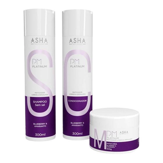 Asha Kit Platinum Matizadora - Matizador - Magazine Luiza
