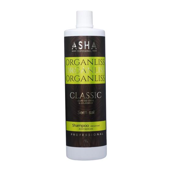 Imagem de ASHA SHAMPOO ANTI RESIDUOS ORGANLISS CLASSIC 1000ml