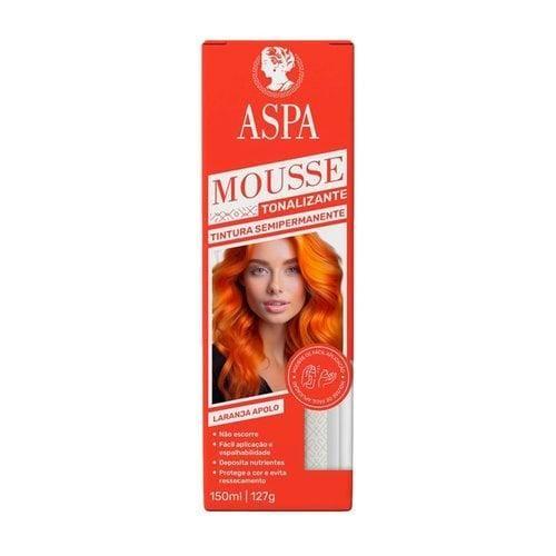 Imagem de Aspa mousse tonalizante tintura semipermanente laranja apolo 150ml