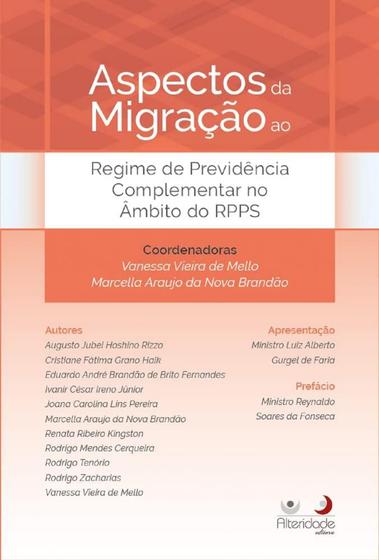 Imagem de Aspectos da Migração ao Regime de Previdência Complementar (RPPS) ALTERIDADE 2022