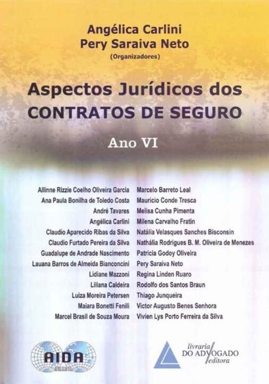 Imagem de Aspectos Jurídicos dos Contratos do Seguro - LIVRARIA DO ADVOGADO EDITORA