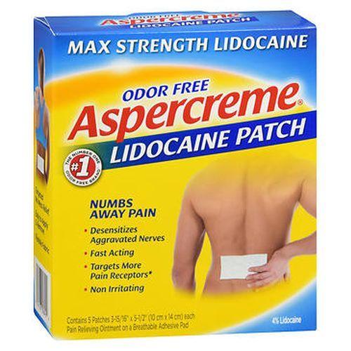 Imagem de Aspercreme Lidocaína Patch 5 cada por Aspercreme (pacote com 4)