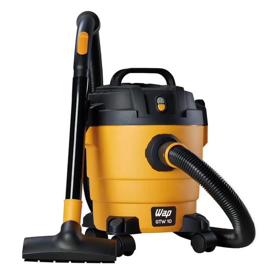 Imagem de Aspirador de Água e Pó Wap GTW 10 1400W 10 Litros Amarelo e Preto