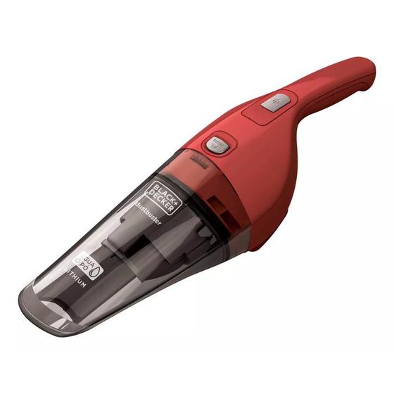 Aspirador de Pó e Água Black+Decker APB3600 C/ Bateria Recarregável + 3 Bocais - Vermelho Menor preço em Aspirador de Pó e Água Black+Decker APB3600 C/ Bateria Recarregável + 3 Bocais - Vermelho