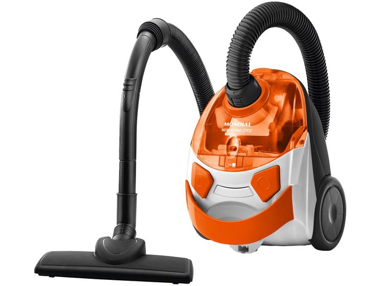 Imagem de Aspirador de Pó Mondial Filtro HEPA 1500W Turbo 2000 AP-15 Branco e Laranja