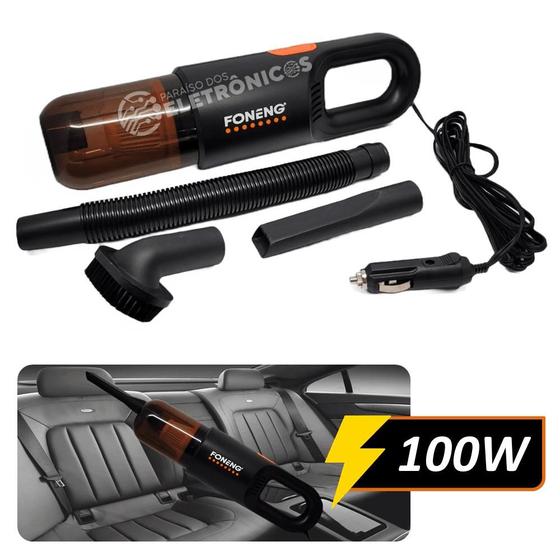 Imagem de Aspirador De Pó Portátil 100w Veicular Compacto Versátil Prático E Fácil AS909