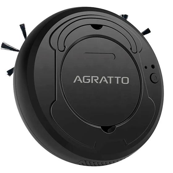 Imagem de Aspirador de Pó Robo Agratto Praticci 3 em 1 Bivolt Com Carregador USB