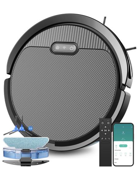 Imagem de Aspirador de Pó Robô Pureatic V3 2 em 1 - 5000Pa de Potência de Sucção