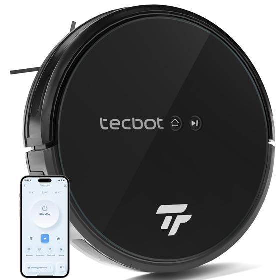Imagem de Aspirador de Pó Robô TECBOT S1 2 em 1 - Varre e Esfrega