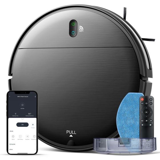 Imagem de Aspirador e Esfregão Robô MAMNV BR151 com Wi-Fi e Controle por App