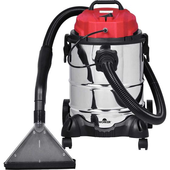 Aspirador extratora carpete estofados 25l 1400w worker 220v Menor preço em Aspirador extratora carpete estofados 25l 1400w worker 220v
