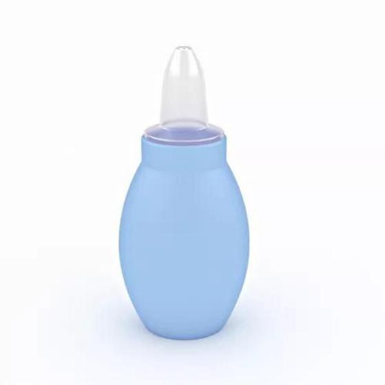 Imagem de Aspirador Nasal Bebê Baby Higiene Nariz Sugador De Catarro Azul e Rosa