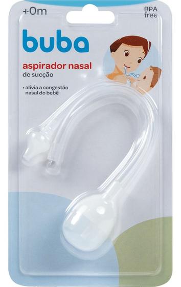 Imagem de Aspirador Nasal De Sucção Para Bebês - Livre Bpa 09742 Buba