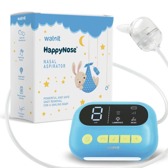 Imagem de Aspirador nasal Watolt HappyNose com sucção 3X para bebês e adultos