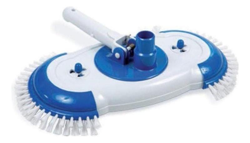 Imagem de Aspirador para Limpeza Piscinas Manual com Escovas Inferiores e Laterais Rotativo Engate Rápido Veico by Fluidra