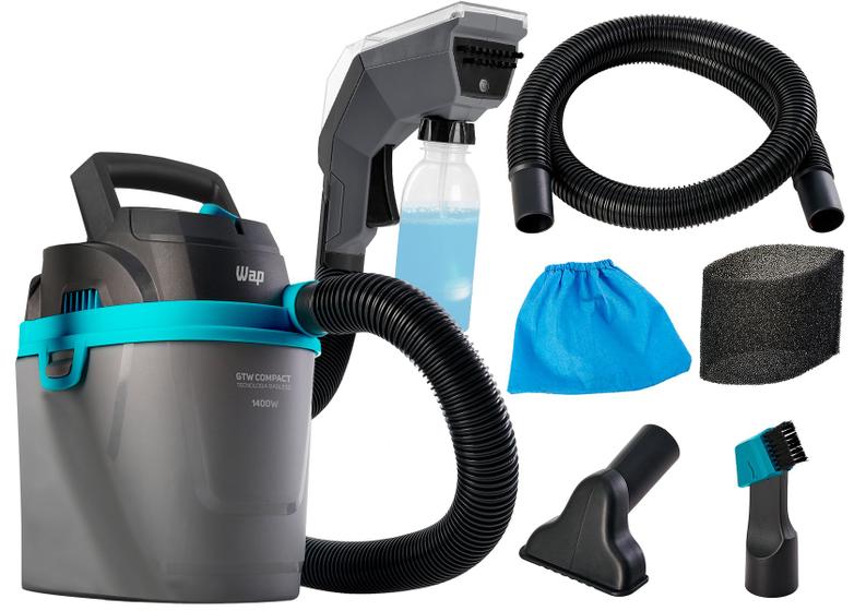 Aspirador Pó E Água 5,5L 1400w GTW Wap 110V + Bico Extratora Imagem de Aspirador Pó E Água 5,5L 1400w GTW Wap 110V + Bico Extratora