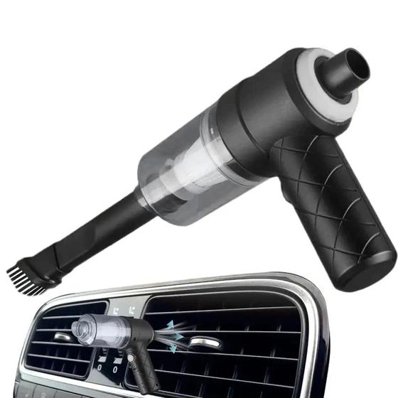 Imagem de Aspirador Soprador de Pó Multiuso Para Carro USB Recarregável Portátil Veicular - KAILASA