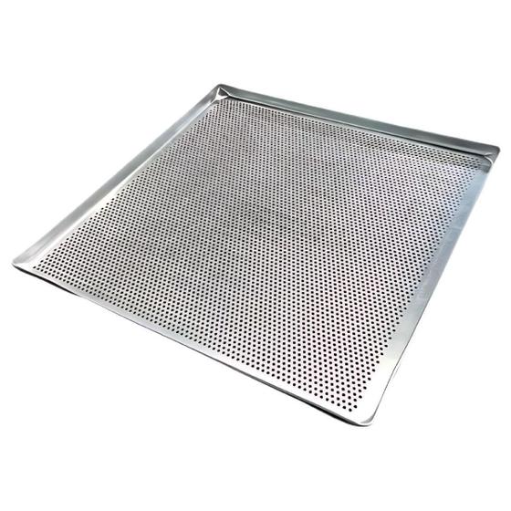 Imagem de Assadeira 35X35Cm Perfurada Alumínio Para Forno Convector