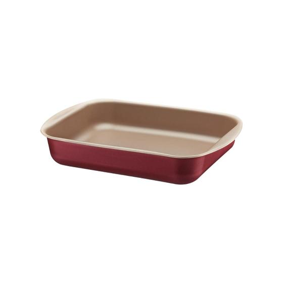 Assadeira Antiaderente Tramontina Forma Retangular 22 Cm Alumínio Resistente Teflon Funda Qualidade Menor preço em Assadeira Antiaderente Tramontina Forma Retangular 22 Cm Alumínio Resistente Teflon Funda Qualidade