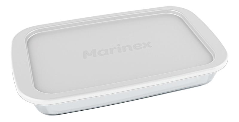 Assadeira com Tampa Retangular 1,6L Marinex Sortida Menor preço em Assadeira com Tampa Retangular 1,6L Marinex Sortida